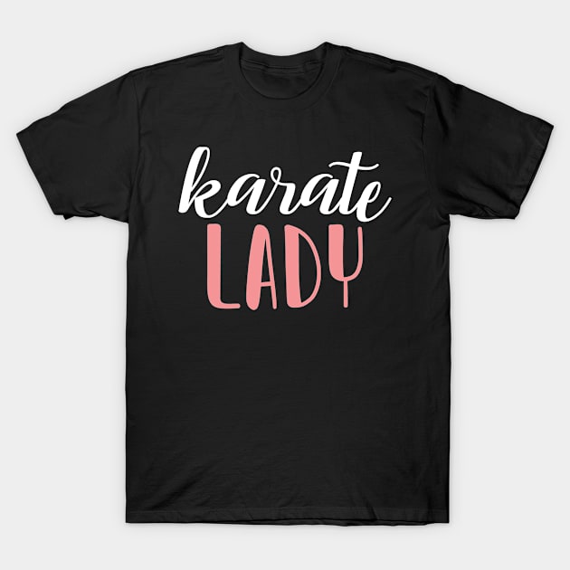 karate lady - karate girl T-Shirt by bsn